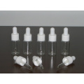 Tubular Clear Glass Tube Dropper for Essential Oil and Pharma Packing